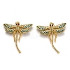 Autumn Theme Brass Micro Pave Cubic Zirconia Pendants ZIRC-L100-004G-1