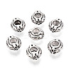 Tibetan Style Alloy Beads TIBEB-T005-06AS-1