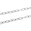 2Pcs 2 Style 304 Stainless Steel Cable Chain STAS-GA0001-06-1