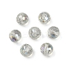 Transparent Electroplate Glass Beads EGLA-N002-31-G08-1
