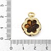 Natural Tiger Eye Carved Pendants G-G330-01G-03-3