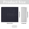 2Pcs Imitation Leather Car Door Handle Protective Cover AJEW-CL0002-56A-2