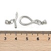 Brass Toggle Clasps KK-K391-11P-4