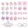 2Pcs 2 Styles Alloy Hair Barrettes PHAR-DR0001-01-1