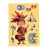 6Pcs Thanksgiving Day Paper Self-Adhesive Picture Stickers LS-STIC-C010-32-3