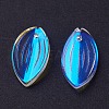 Electroplate Glass Pendants EGLA-L014-10-3