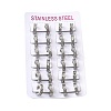 304 Stainless Steel Hoop Earrings EJEW-L302-03D-P-4