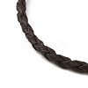 Trendy Braided Imitation Leather Bracelet Making BJEW-S076-017-2