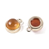 Natural Carnelian Pendants G-K372-03G-05-2