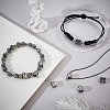 8Pcs 4 Styles 304 Stainless Steel European Beads STAS-GA0001-81-4