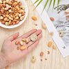150G 5 Style Opaque Resin Imitation Nuts Ornaments RESI-CA0001-43-3