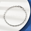 201 Stainless Steel Cuba Style Chian Bracelet for Men LS-BJEW-B138-06P-03-3