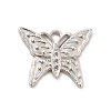 Non-Tarnish 304 Stainless Steel Pendant Rhinestone Settings LS-STAS-F282-10P-1