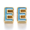 Rack Plating Alloy Enamel Beads LS-X-ENAM-S122-033E-NR-1