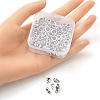 80Pcs 4 Style Tibetan Style Tube Bails FIND-YW0003-15-3