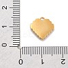 304 Stainless Steel Rhinestone Charms STAS-M092-06G-3