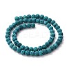 Natural Lava Rock Round Bead Strands G-I124-6mm-09-3
