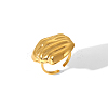 Autumn Winter High-End 304 Stainless Steel Cuff Rings for Women MR8055-4-3