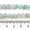 Natural Striped Agate/Banded Agate Bead Strands G-K155-A-6mm-04-5