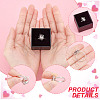 Anti-Tarnish 1Pc Rhodium Plated 925 Sterling Silver Open Cuff Ring Findings FIND-NB0004-90-5
