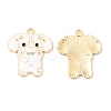 Alloy Enamel Pendants FIND-C037-19G-2
