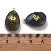 Natural Labradorite Pendants G-B089-01G-04-3