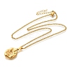 Summer Beach 304 Stainless Steel Pendant Rope Chain Necklaces for Women LS-STAS-Z108-01G-05-4