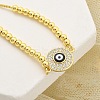 Brass Micro Pave Cubic Zirconia Slider Bracelets for Women LS-BJEW-S158-08G-01-2