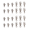 30Pcs 6 Styles 304 Stainless Steel Lobster Claw Clasps STAS-TA0001-83P-2
