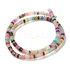 Dyed Natural White Jade & Natural Red Jasper & Synthetic Malachite Beads Strands G-B135-C01-01-2