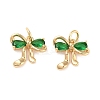 Brass Micro Pave Cubic Zirconia Pendants KK-B102-12G-02-1
