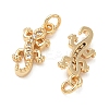SHEGRACE Brass Micro Pave Cubic Zirconia Pendants XGRQ3D896-461G-2