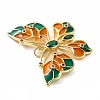 Rack Plating Brass Micro Pave Cubic Zirconia Pendants KK-E281-04G-02-3