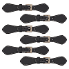 6Pcs Imitation Leather Sew on Toggle Buckles FIND-FG0002-71-1