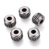 304 Stainless Steel European Style Large Hole Beads STAS-T072-145AS-1