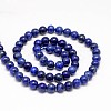 Natural Lapis Lazuli Round Beads Strands LS-G-I181-10-10mm-2