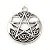Tibetan Style Alloy Pendants PALLOY-M217-22AS-1