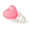 Luminous Transparent Acrylic Pendants PALLOY-JF04204-01-5