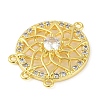 Brass Pave Clear Cubic Zirconia Chandelier Component Links KK-L219-23G-2