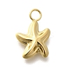 Ion Plating(IP) 304 Stainless Steel Pendants STAS-K263-51G-1