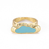 Alloy Enamel Wide Band Rings RJEW-N034-003-RS-2