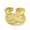 Brass Cuff Rings for Women RJEW-E294-03G-01-2