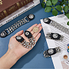5Pcs Alloy & Imitation Leather Waistcoat Extension Chain FIND-FH0008-85B-4