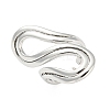 Brass Wrapped Open Cuff Rings RJEW-I100-01P-2