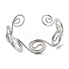 304 Stainless Steel Cuff Bangles for Women BJEW-Z150-01P-01-4