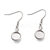 Tarnish Resistant 304 Stainless Steel Earring Hooks STAS-H114-10P-1