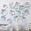 Laser Self-Adhesive 3D PVC Wall Stickers DIY-WH0013-69-3