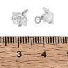 Brass Pave Cubic Zirconia Charms CU-CBABEB3-05P-02-3
