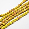 Natural Imperial Jasper Beads Strands G-I122-8mm-03-1