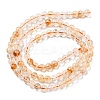 Heated Natural Citrine Beads Strands G-A262-A01-5mm-3